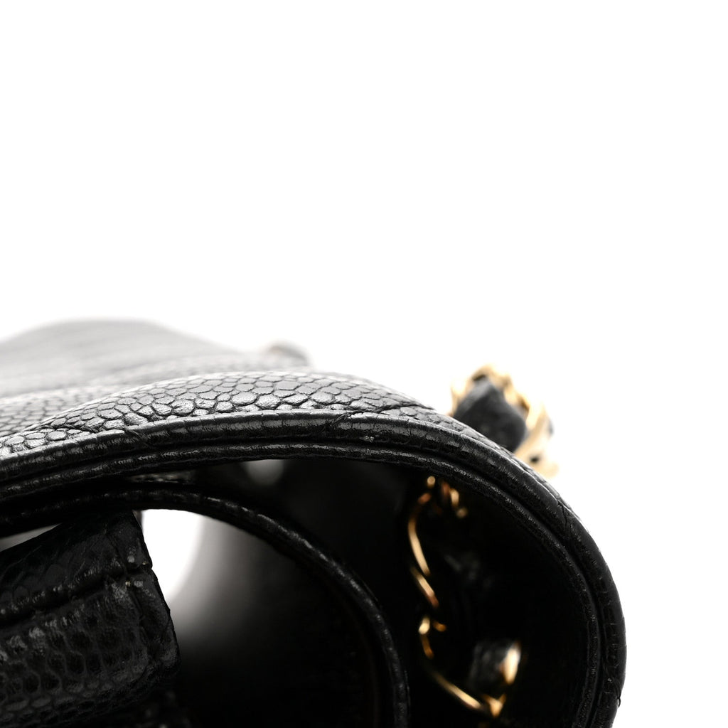 Chanel Caviar Quilted Jumbo Double Flap Black