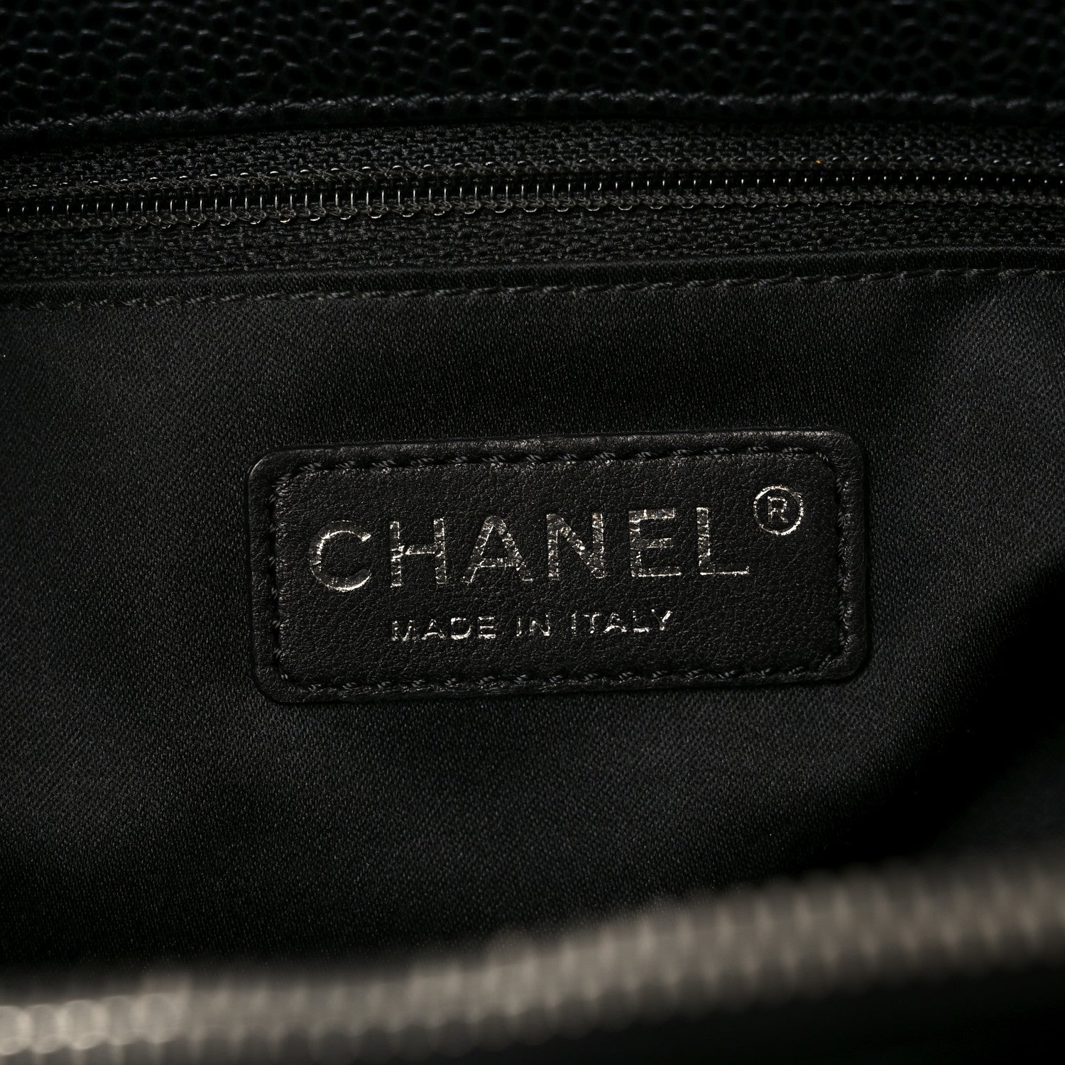 Chanel Caviar Quilted Grand Shopping Tote GST Black