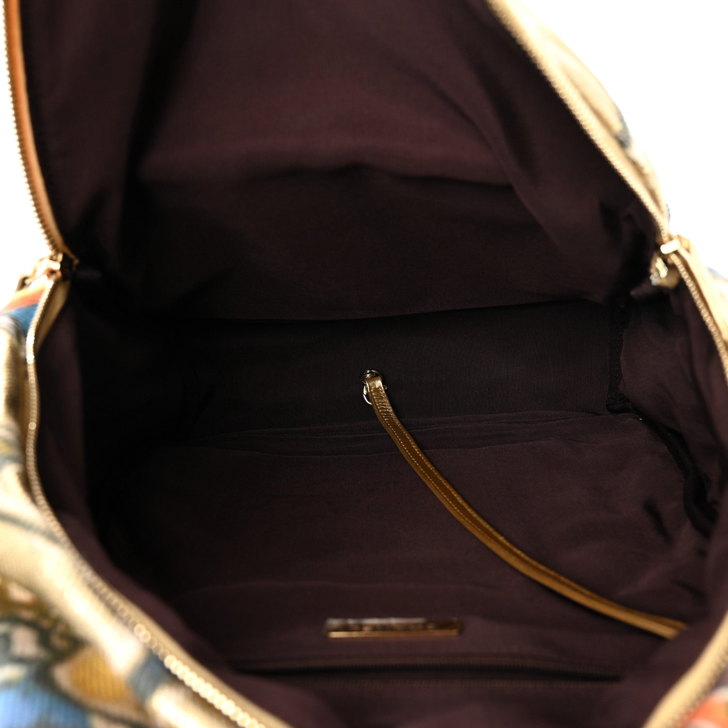 Chanel Graffiti Printed Canvas Street Spirit Backpack Multicolor