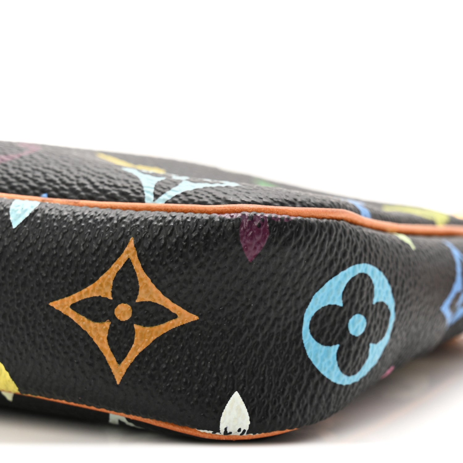 Louis Vuitton Monogram Multicolor Pochette Accessories Black