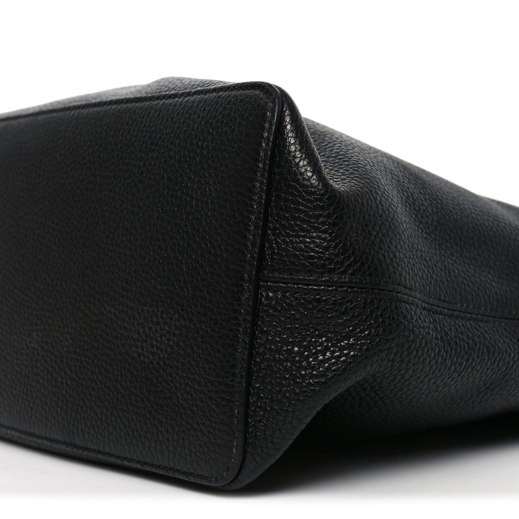 Gucci Pebbled Calfskin Large Soho Hobo Black