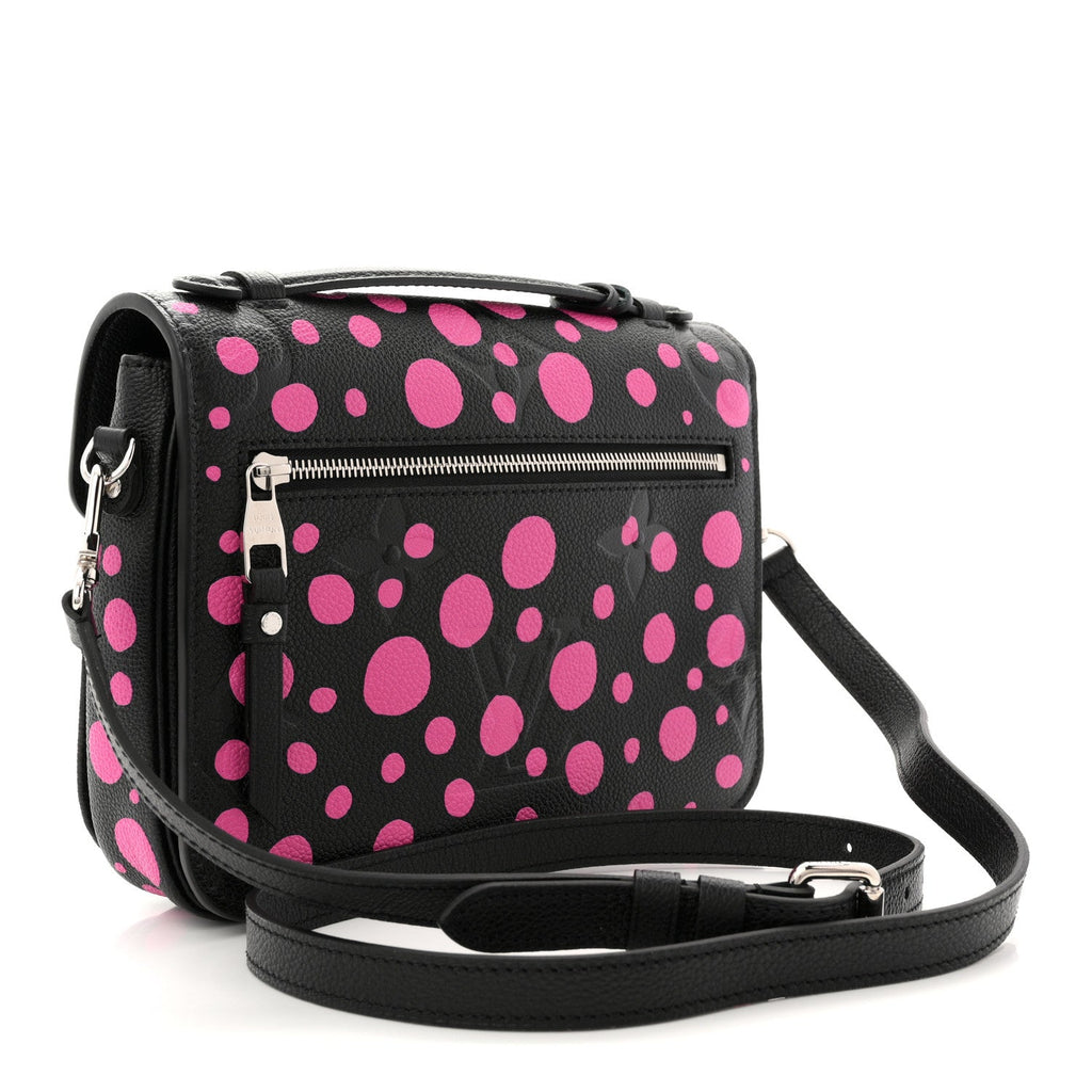 Louis Vuitton LV x YK Empreinte Monogram Giant Pochette Metis Black Fuchsia