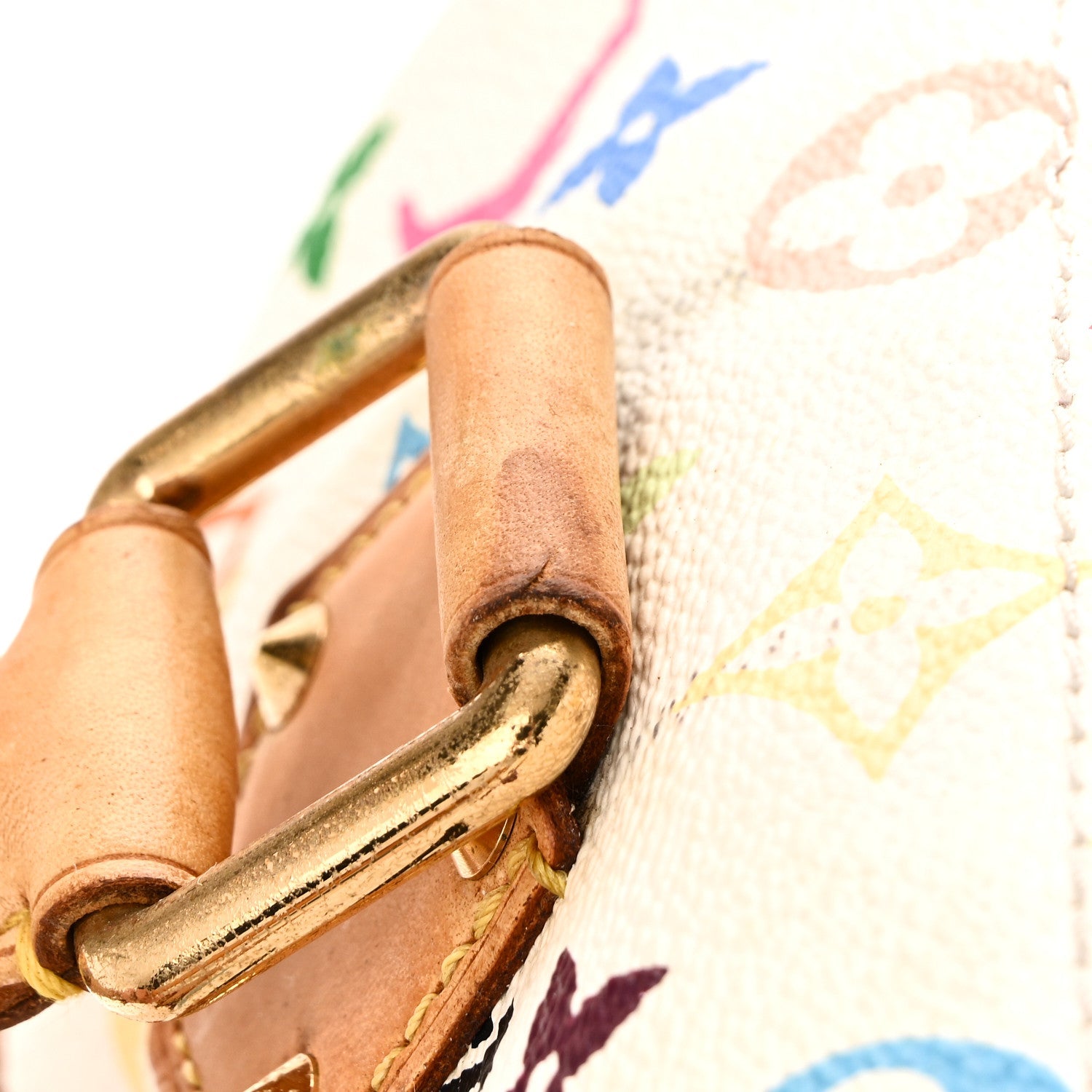 Louis Vuitton Monogram Multicolor Speedy 30 White