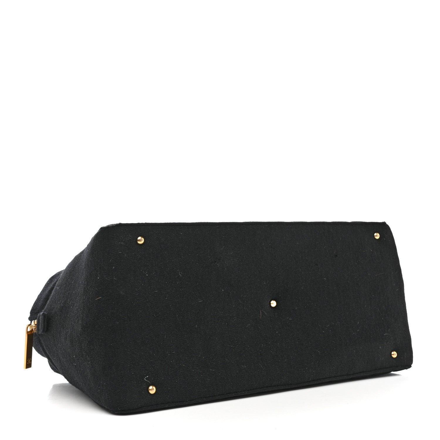 Chanel Jersey Square Quilted Bowler Black
