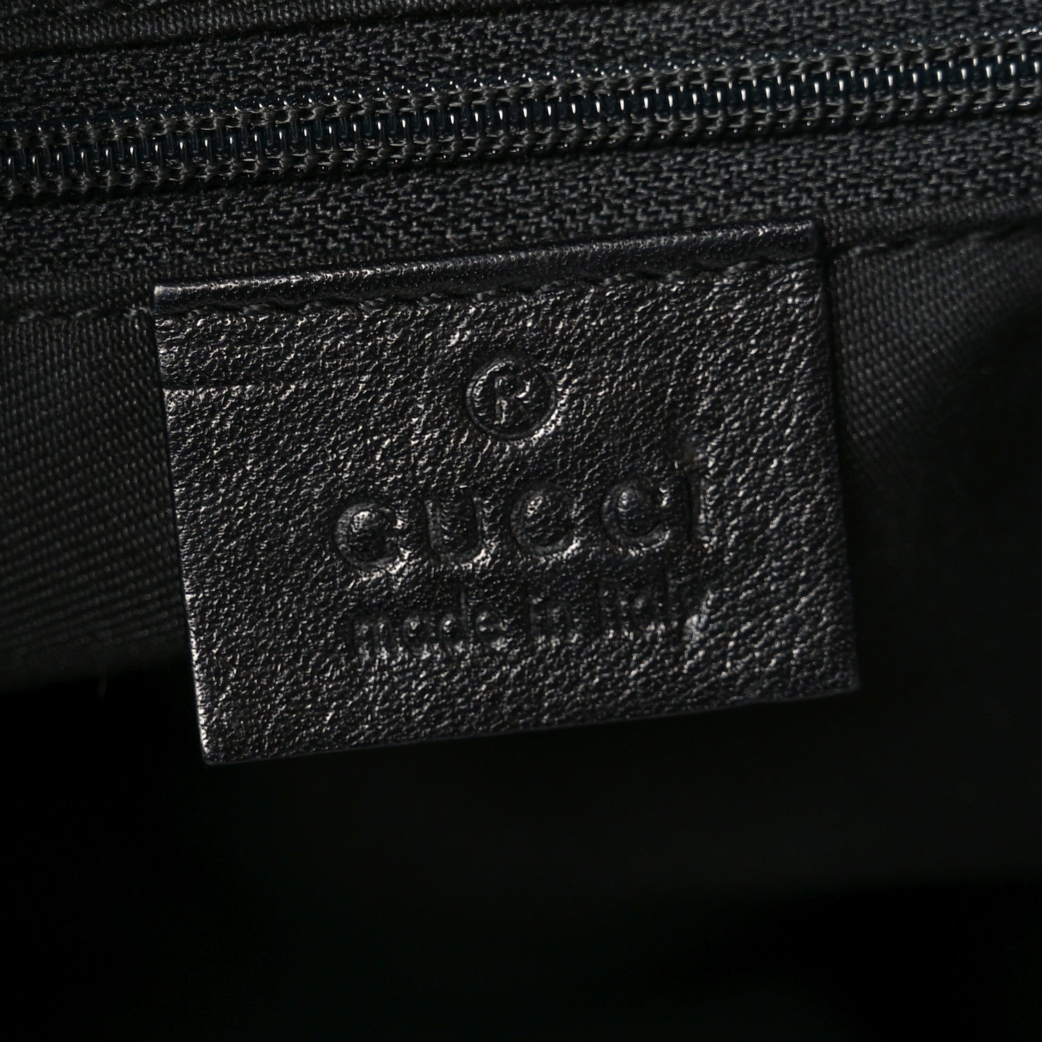 Gucci Monogram Large New Ladies Web Hobo Black