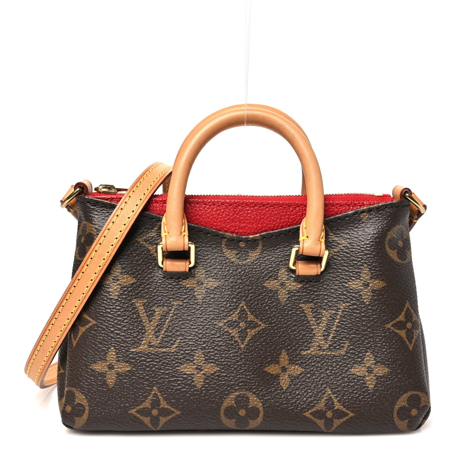 Louis Vuitton Monogram Nano Pallas Cherry