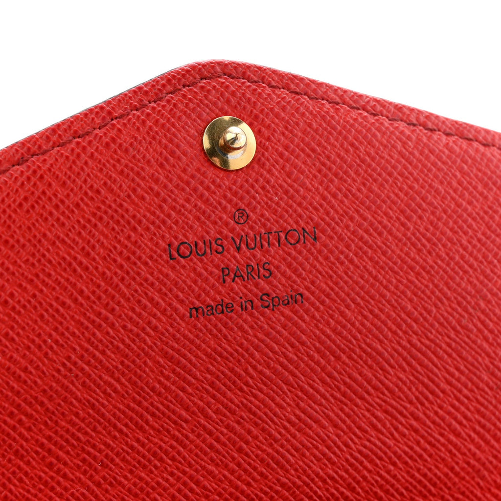 Louis Vuitton Monogram Sarah Wallet NM Coquelicot