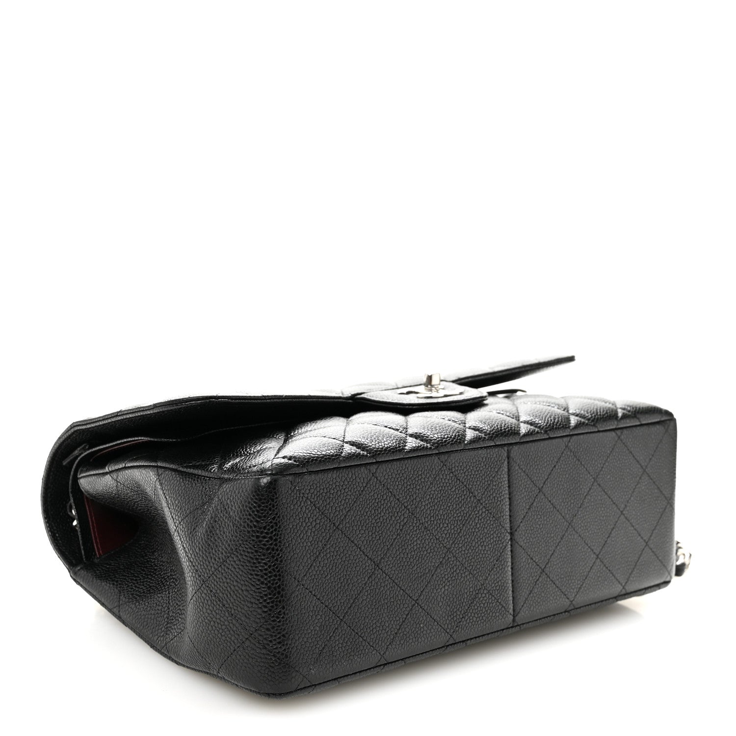Chanel Caviar Quilted Jumbo Double Flap Black