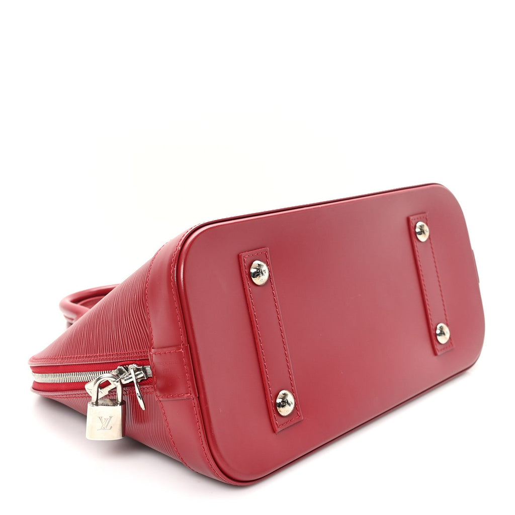 Louis Vuitton Epi Alma PM Castillan Red