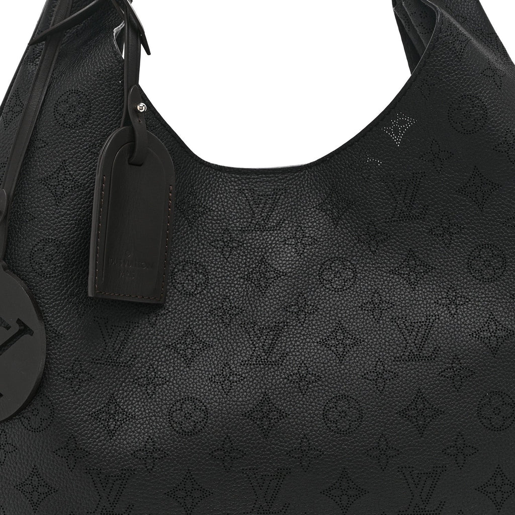 Louis Vuitton Mahina Carmel Hobo Black