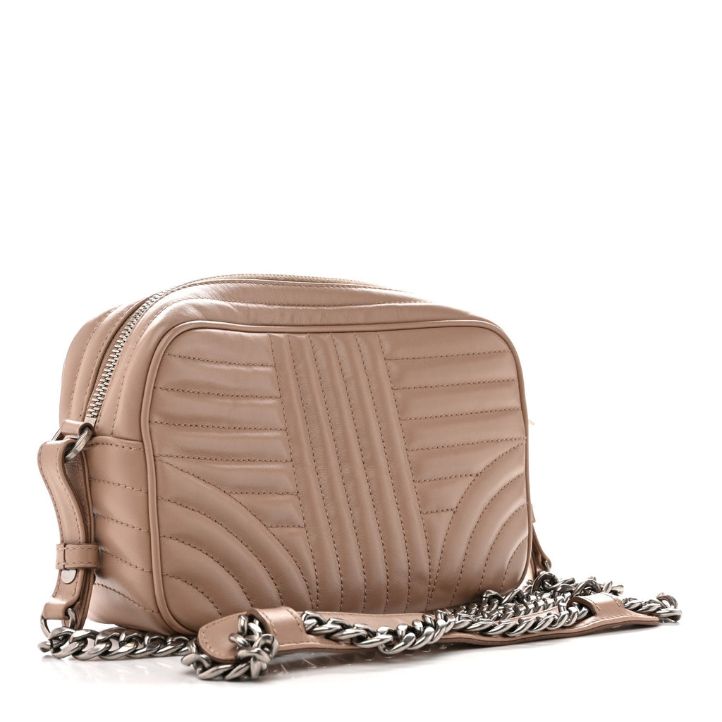 Prada Soft Calfskin Diagramme Camera Bag Cipria