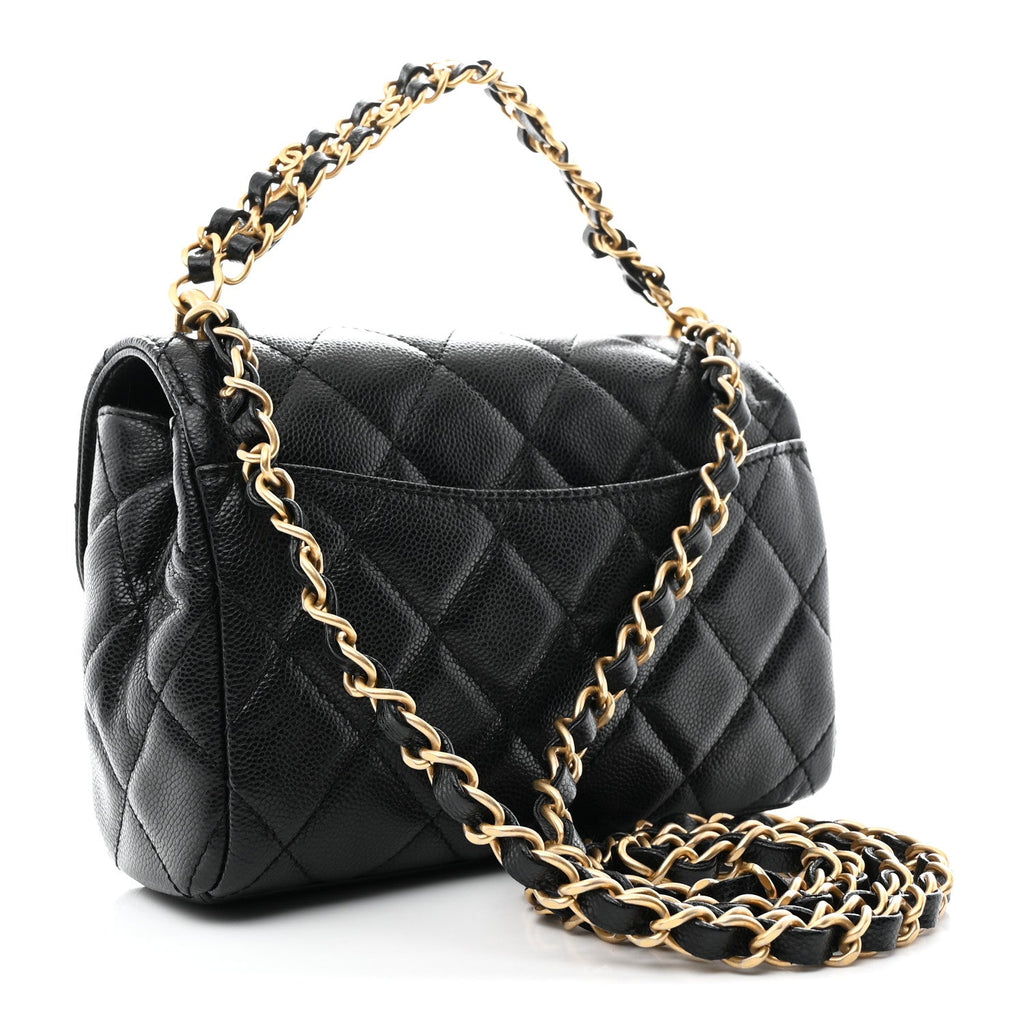 Chanel Caviar Quilted Mini Flap Black