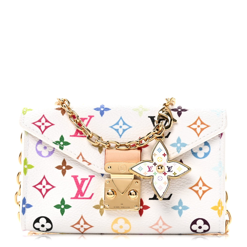 Louis Vuitton LV X TM Monogram Multicolor Pouch Metis Belt White