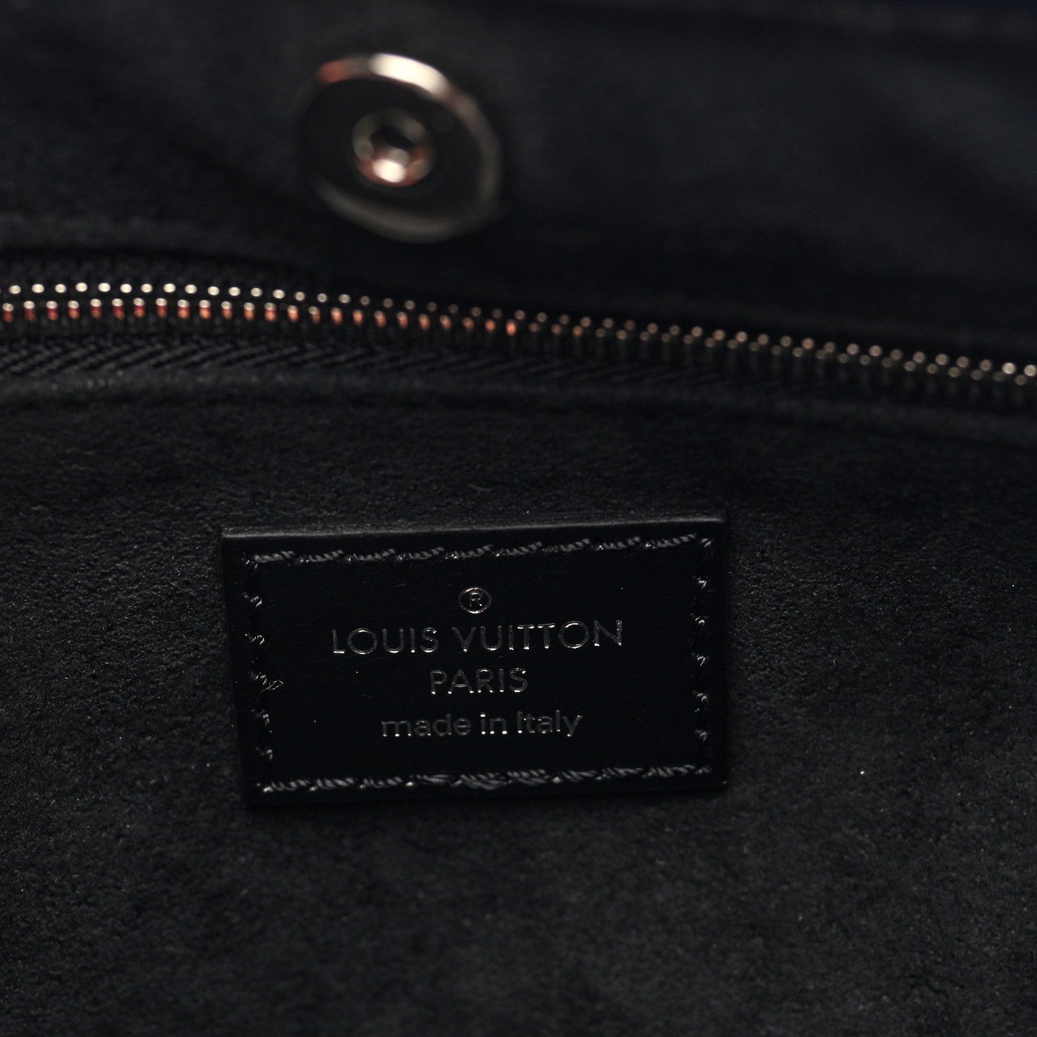 Louis Vuitton Lambskin CarryAll Cargo Vibe PM Black