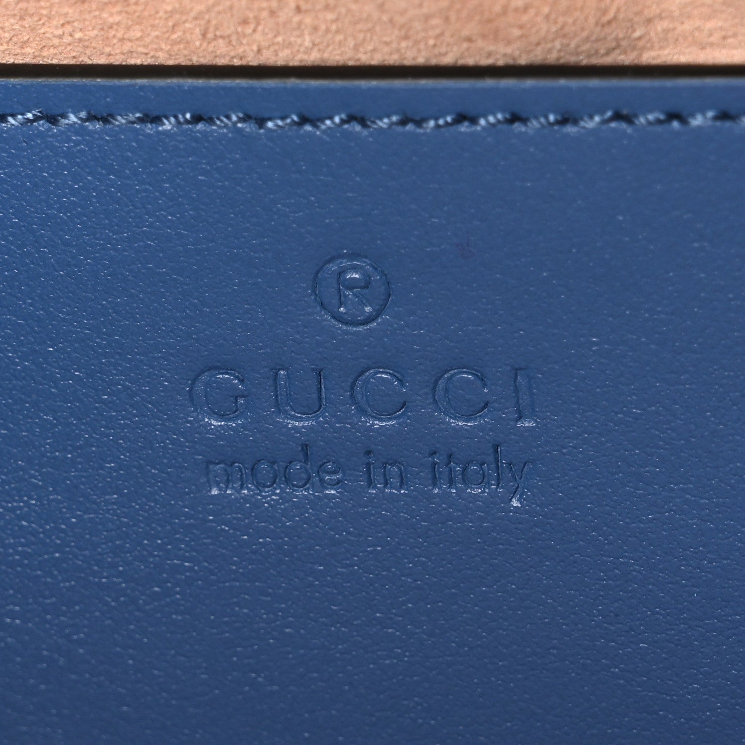 Gucci Calfskin Matelasse Aria Small GG Marmont Chain Shoulder Bag Clear Blue
