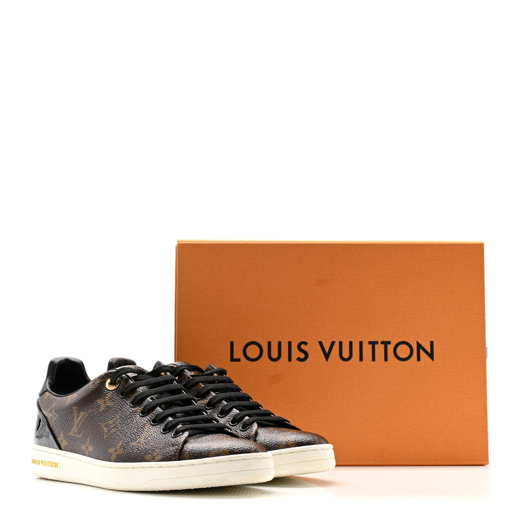 Louis Vuitton Patent Monogram Frontrow Sneakers 39