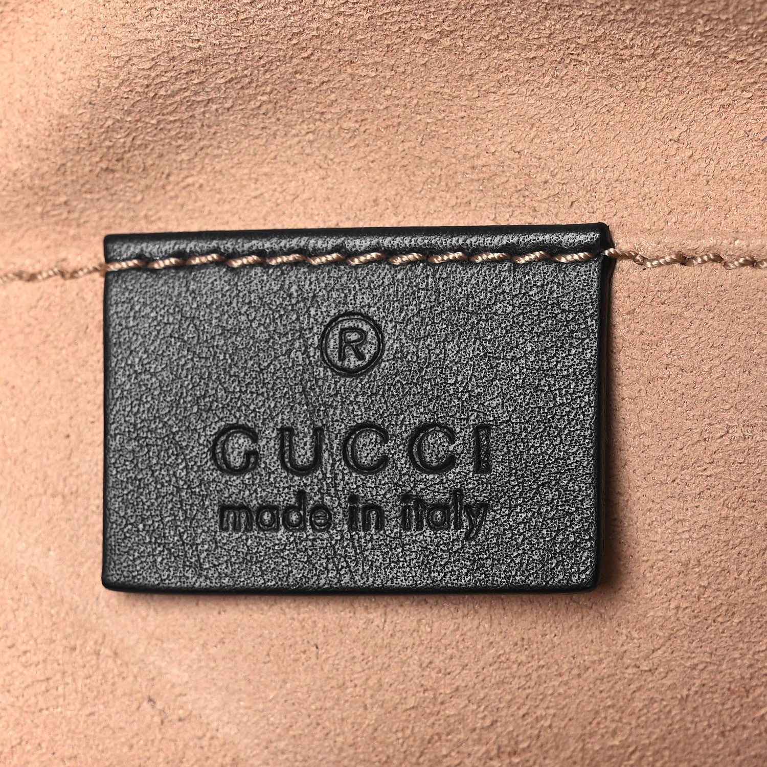 Gucci Calfskin Matelasse GucciGhost Small GG Marmont Chain Shoulder Bag  Black Hibiscus Red