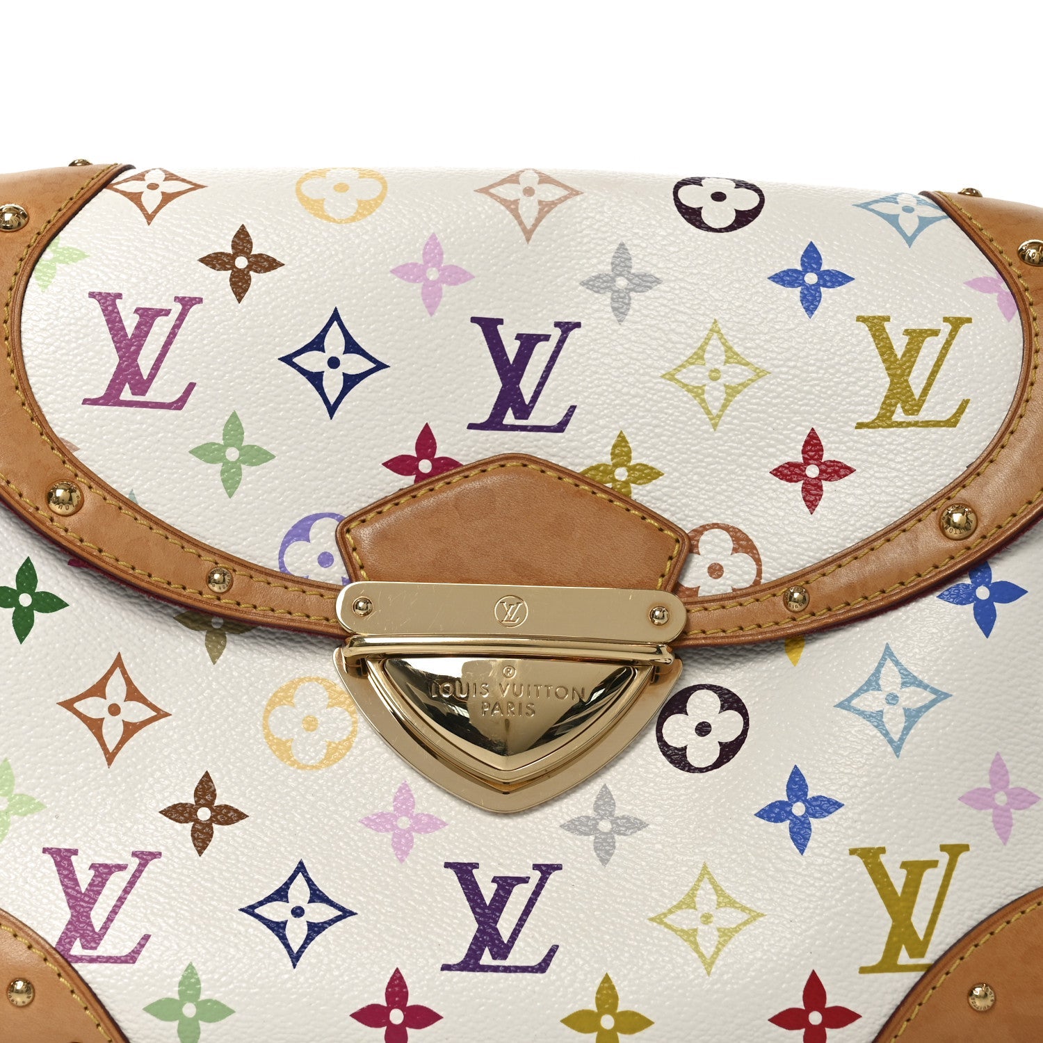 Louis Vuitton Monogram Multicolor Beverly MM White