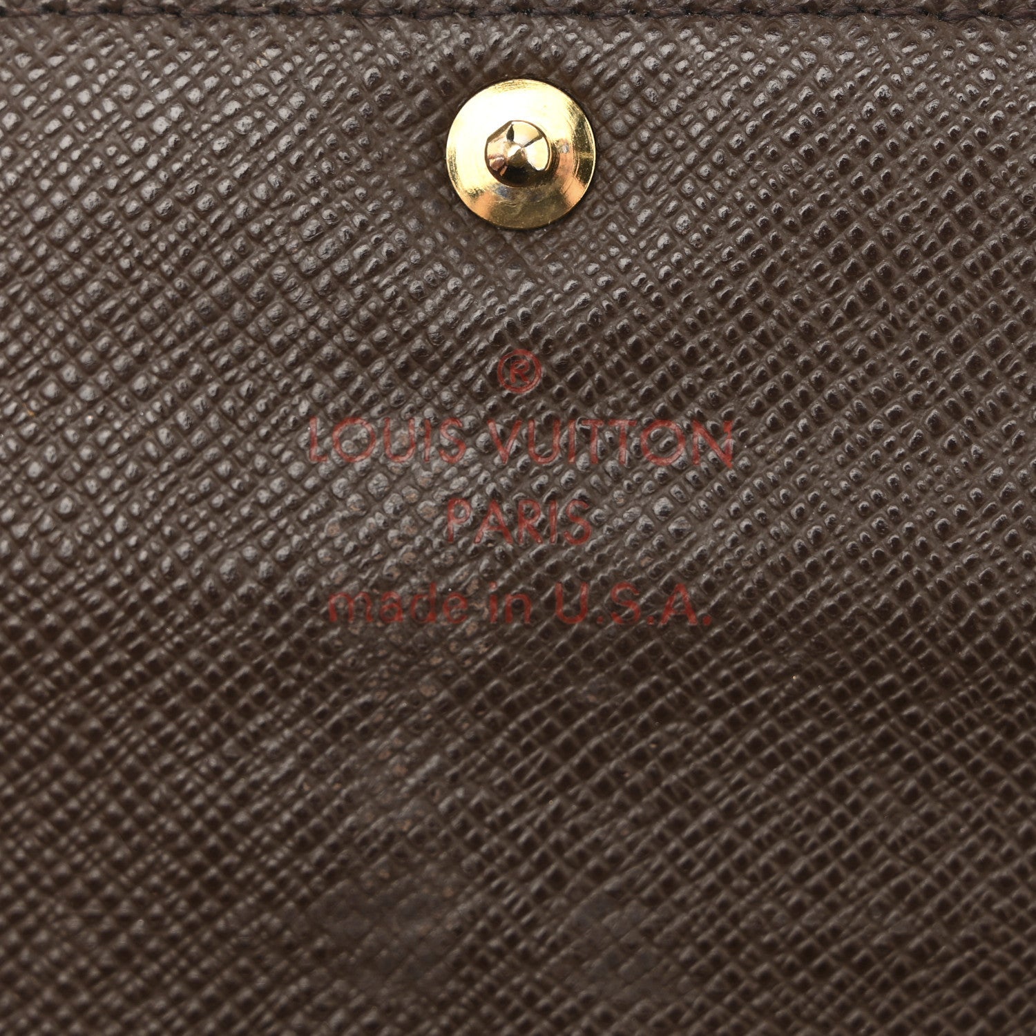 Louis Vuitton Damier Ebene Sarah Wallet