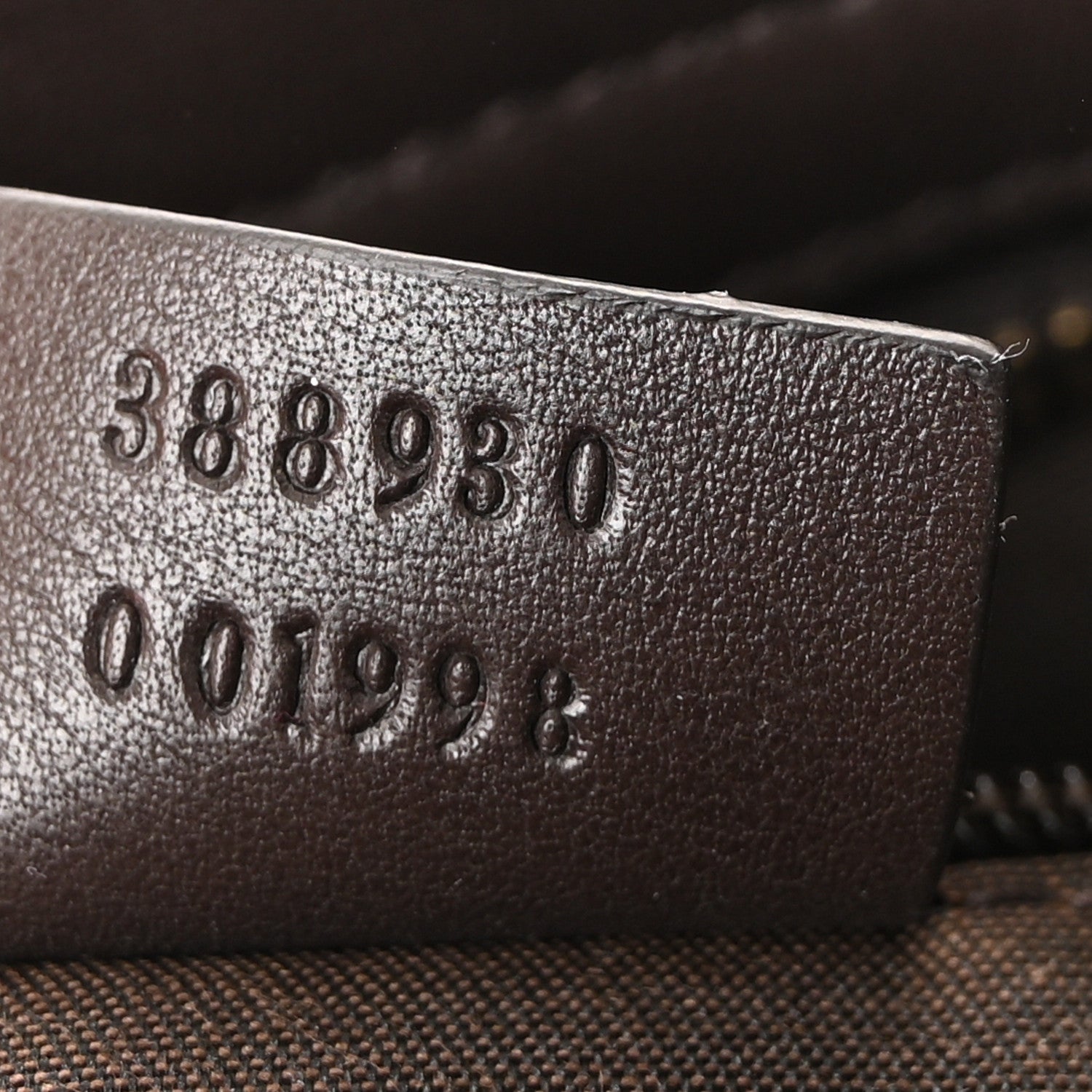 Gucci Monogram Messenger Bag Dark Brown