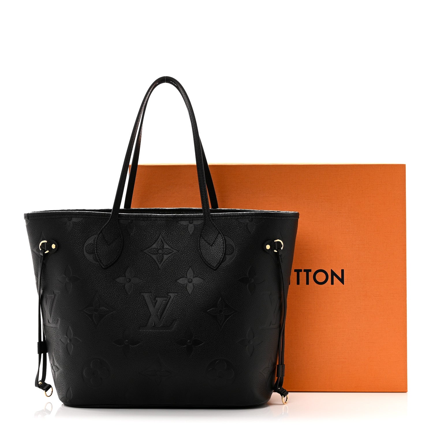 Louis Vuitton Empreinte Monogram Giant Neverfull MM Black