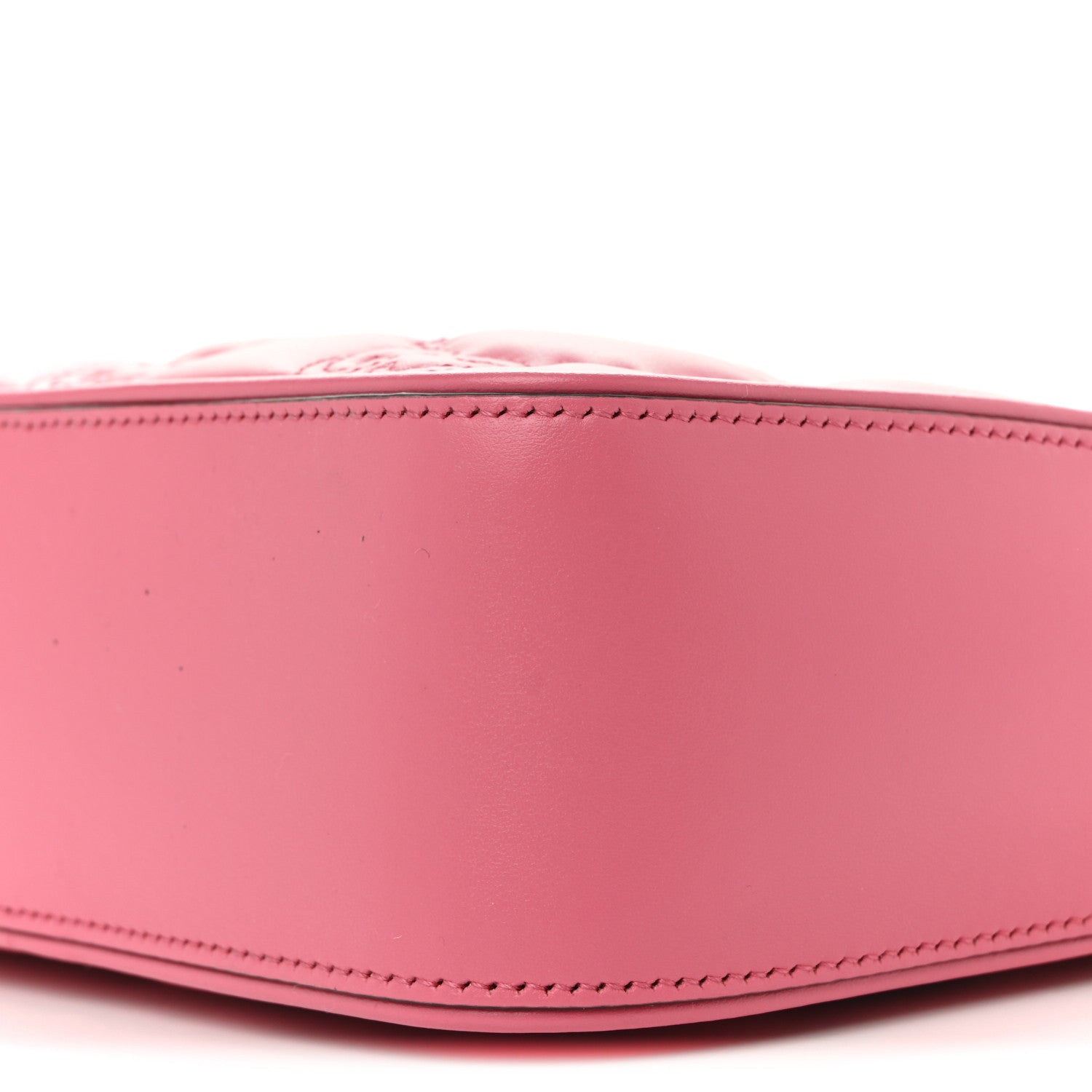Gucci Calfskin GG Matelasse Small Shoulder Bag Rhodamine Pink Natural
