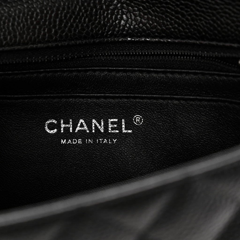 Chanel Caviar Quilted Mini Rectangular Flap Black