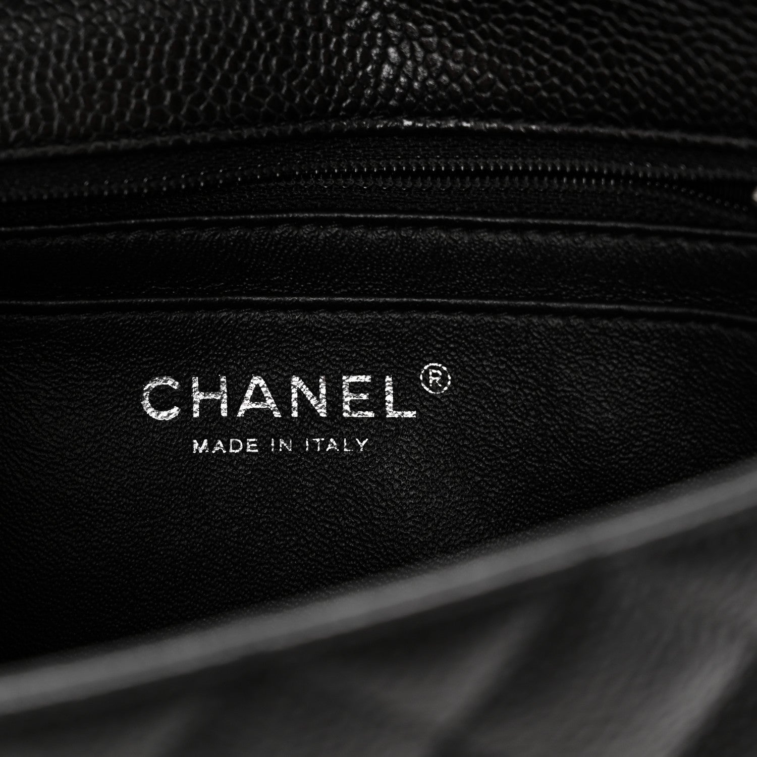 Chanel Caviar Quilted Mini Rectangular Flap Black