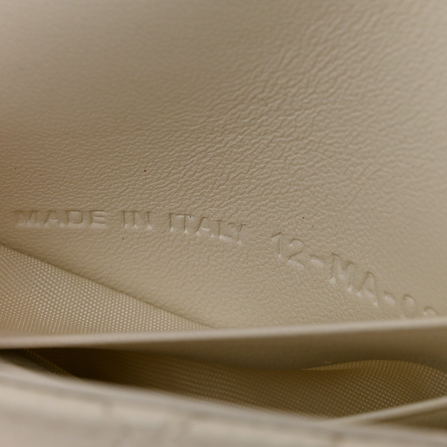 Christian Dior Supple Calfskin Caro Pouch with Chain Latte