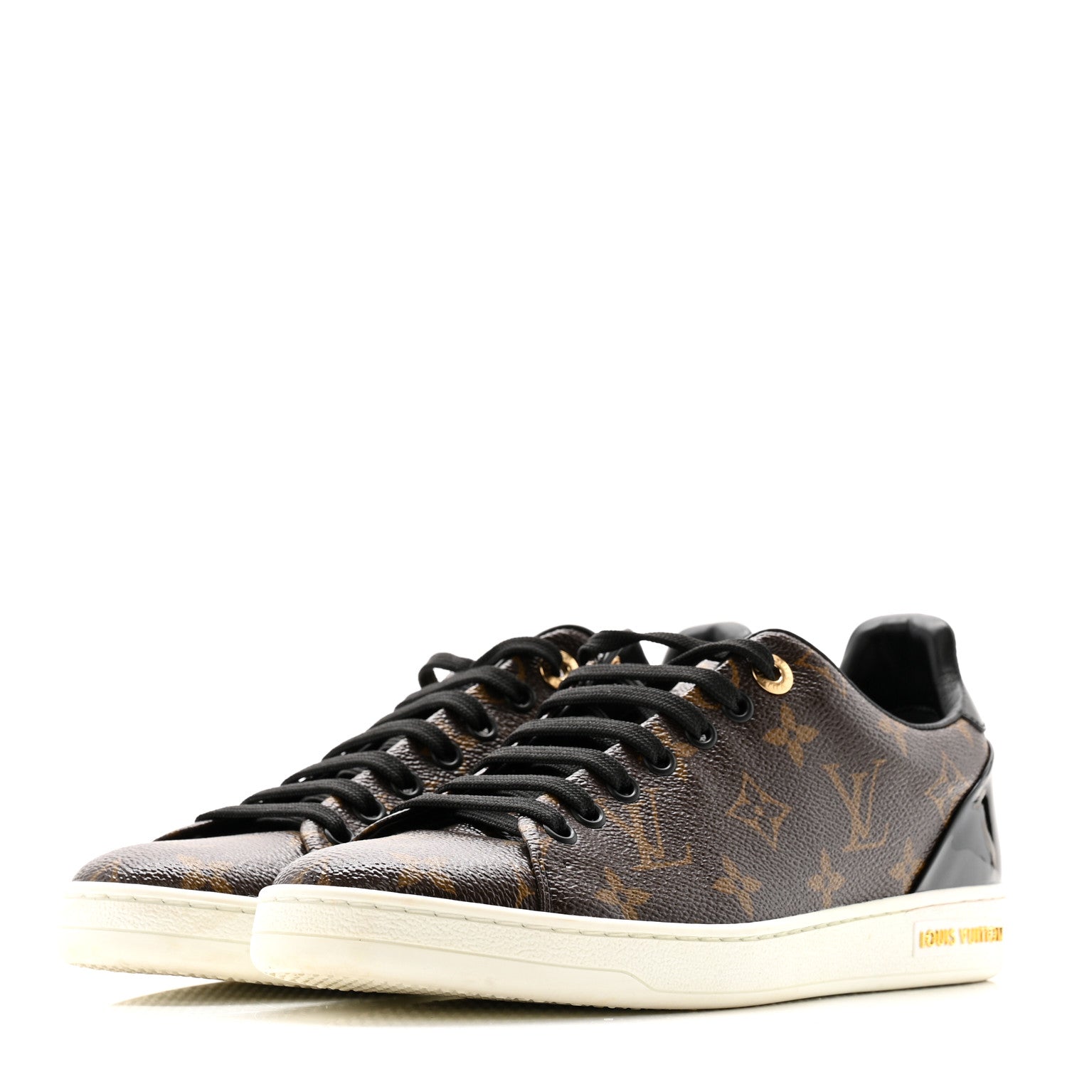 Louis Vuitton Patent Monogram Frontrow Sneakers 39