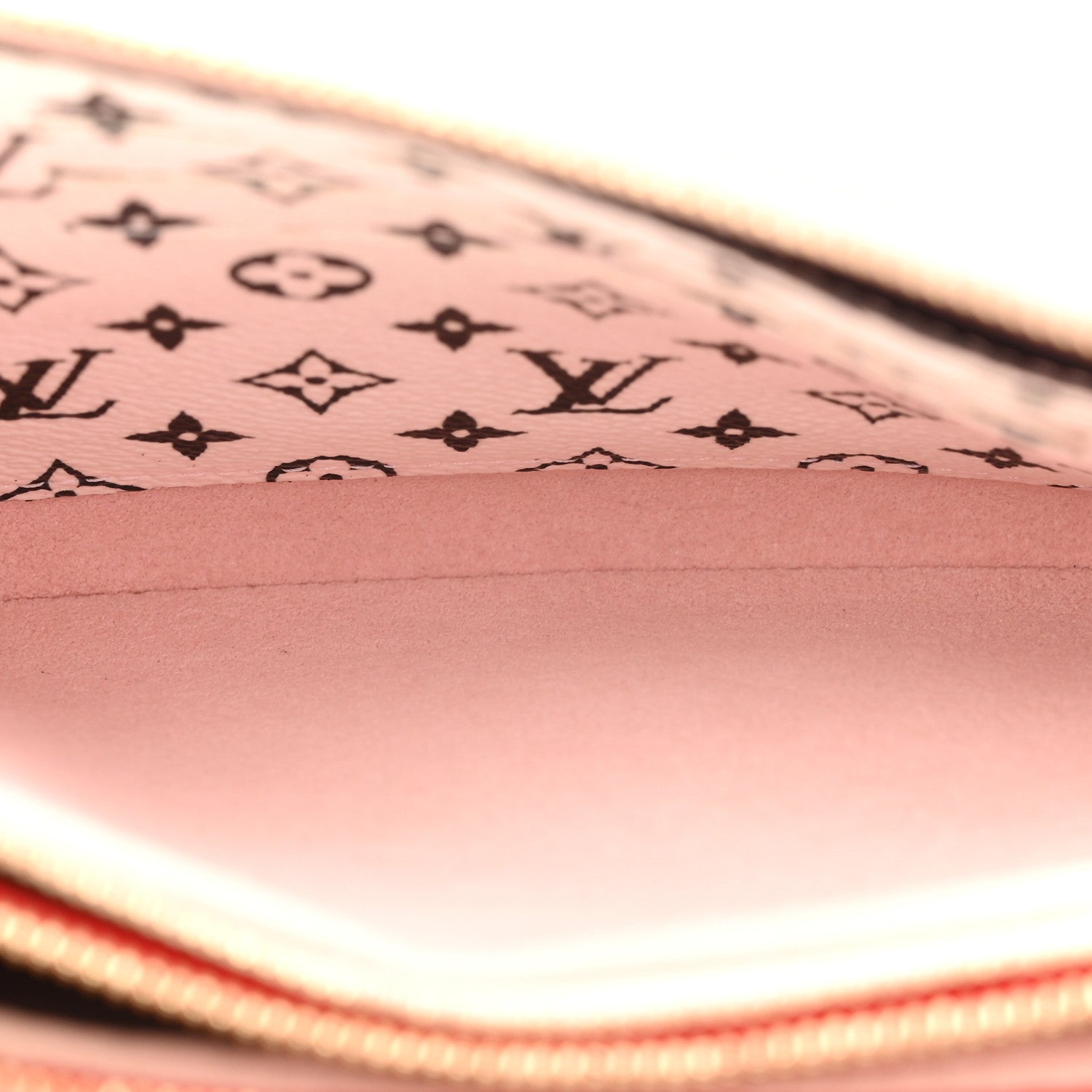 Louis Vuitton Monogram Giant Double Zip Pochette Rouge