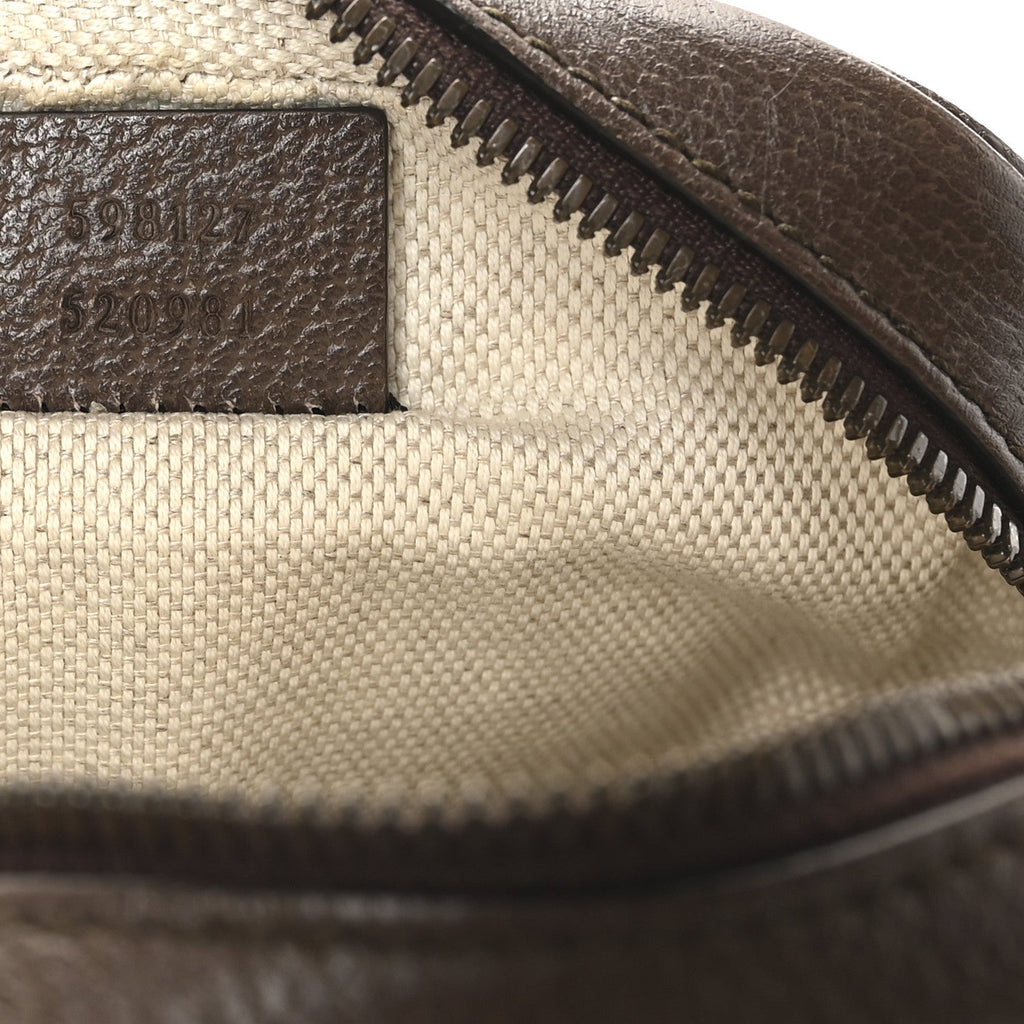 Gucci GG Supreme Monogram Web Mini Ophidia Messenger Brown