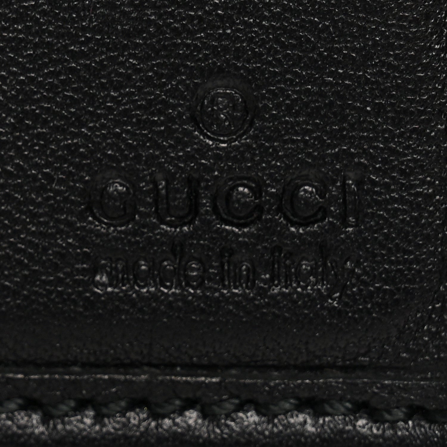 Gucci Guccissima Emily Continental Wallet Black