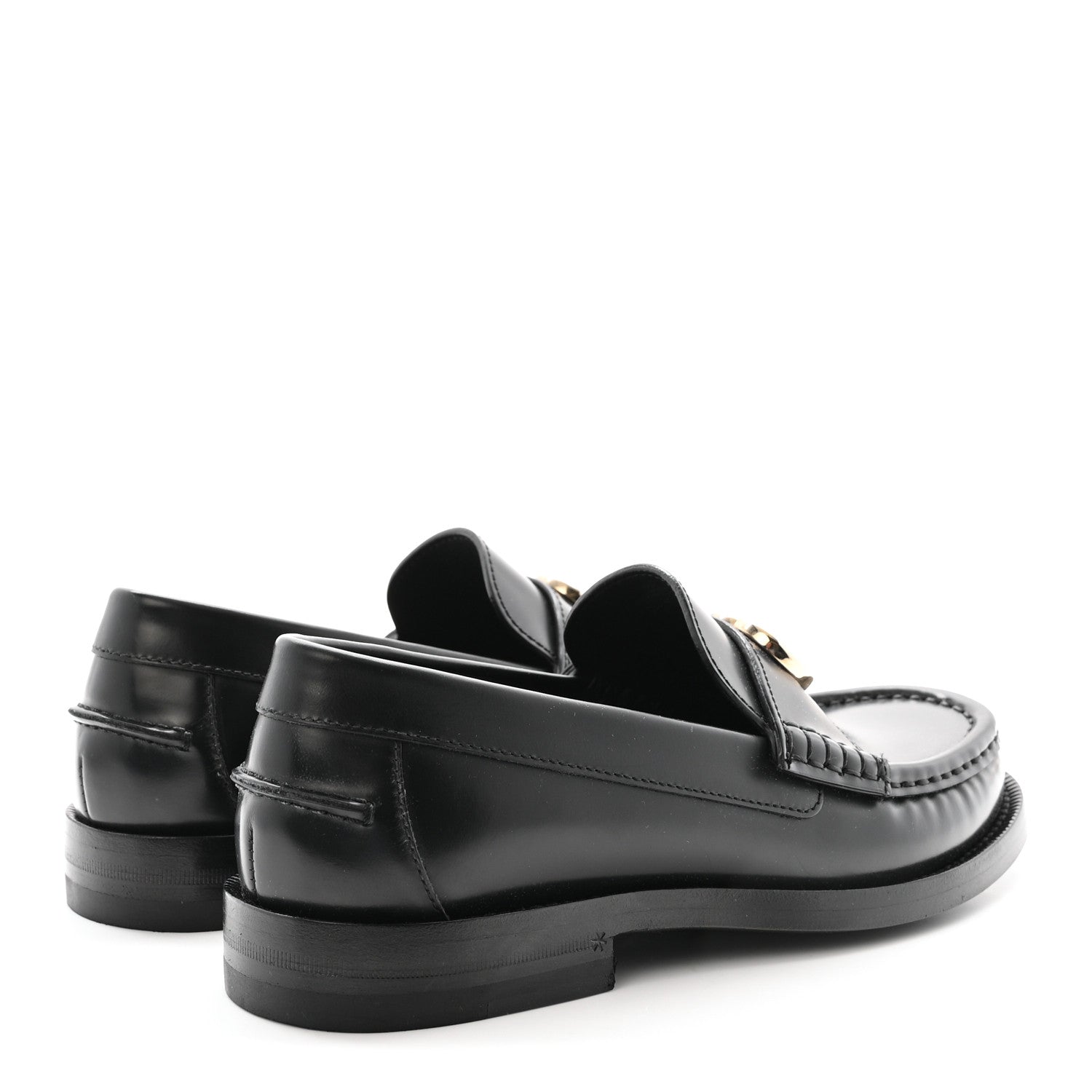 Gucci Calfskin Millennial Ribot Womens GG Loafers 36 Black