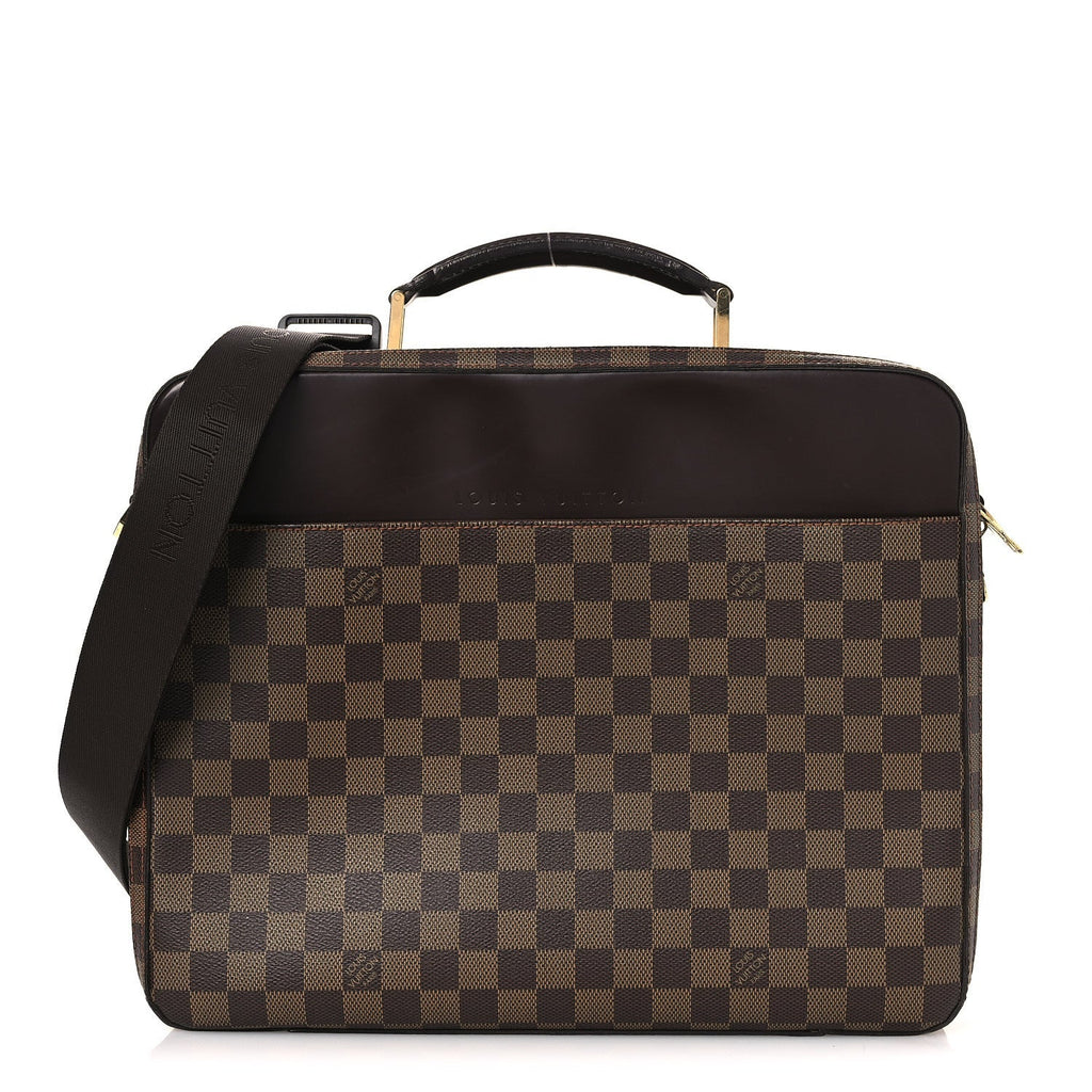 Louis Vuitton Damier Ebene Porte Ordinateur Sabana Computer Case