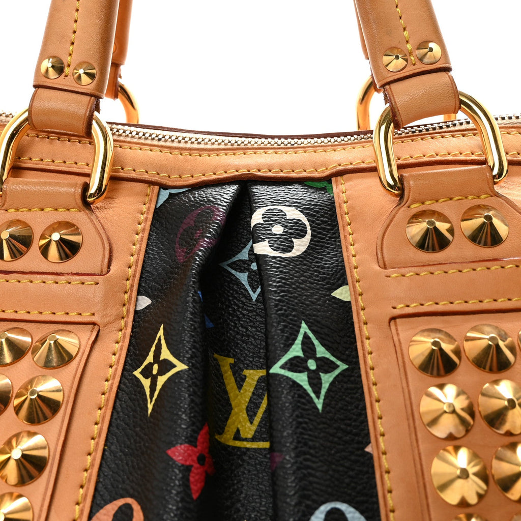Louis Vuitton Monogram Multicolor Courtney MM Black