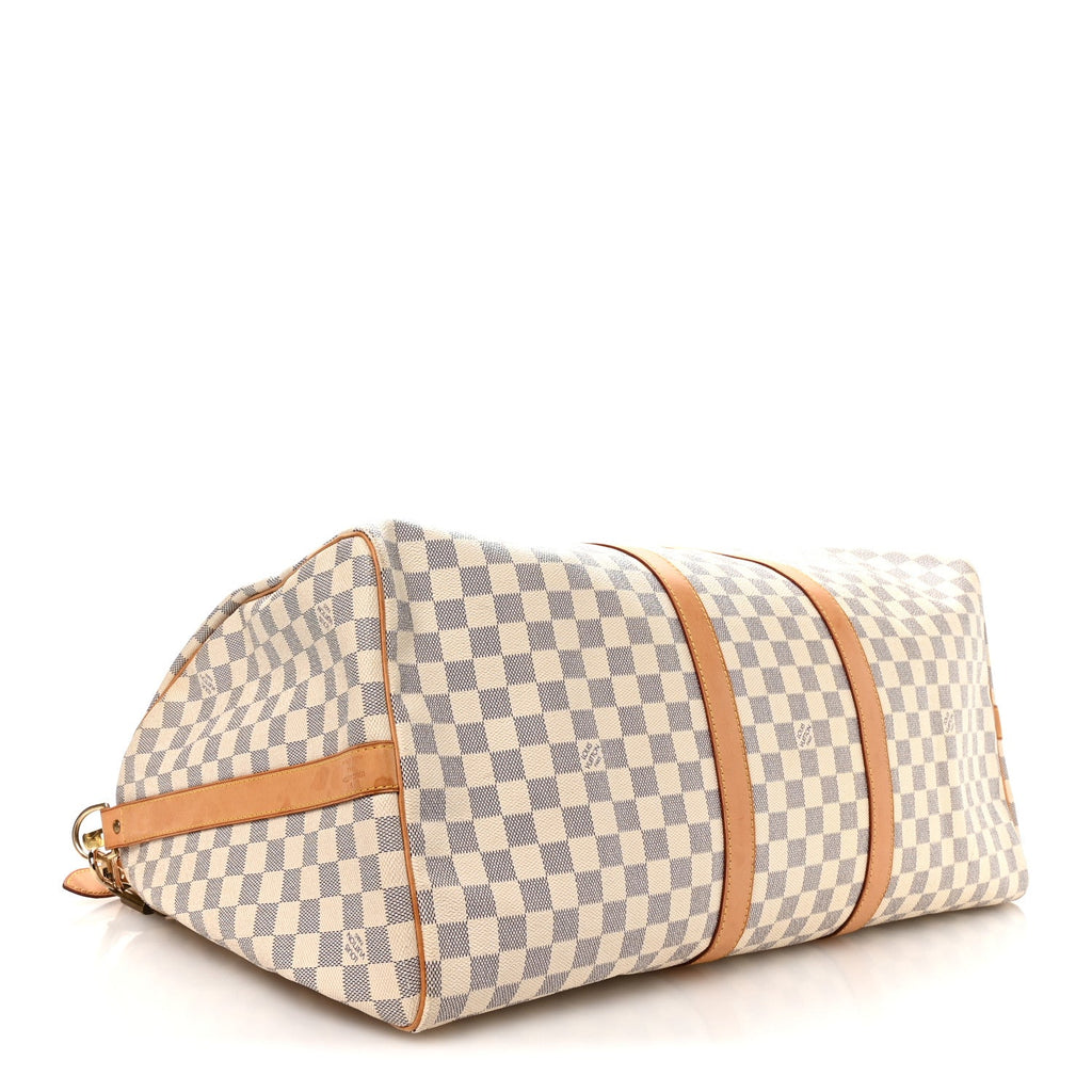 Louis Vuitton Damier Azur Keepall Bandouliere 55