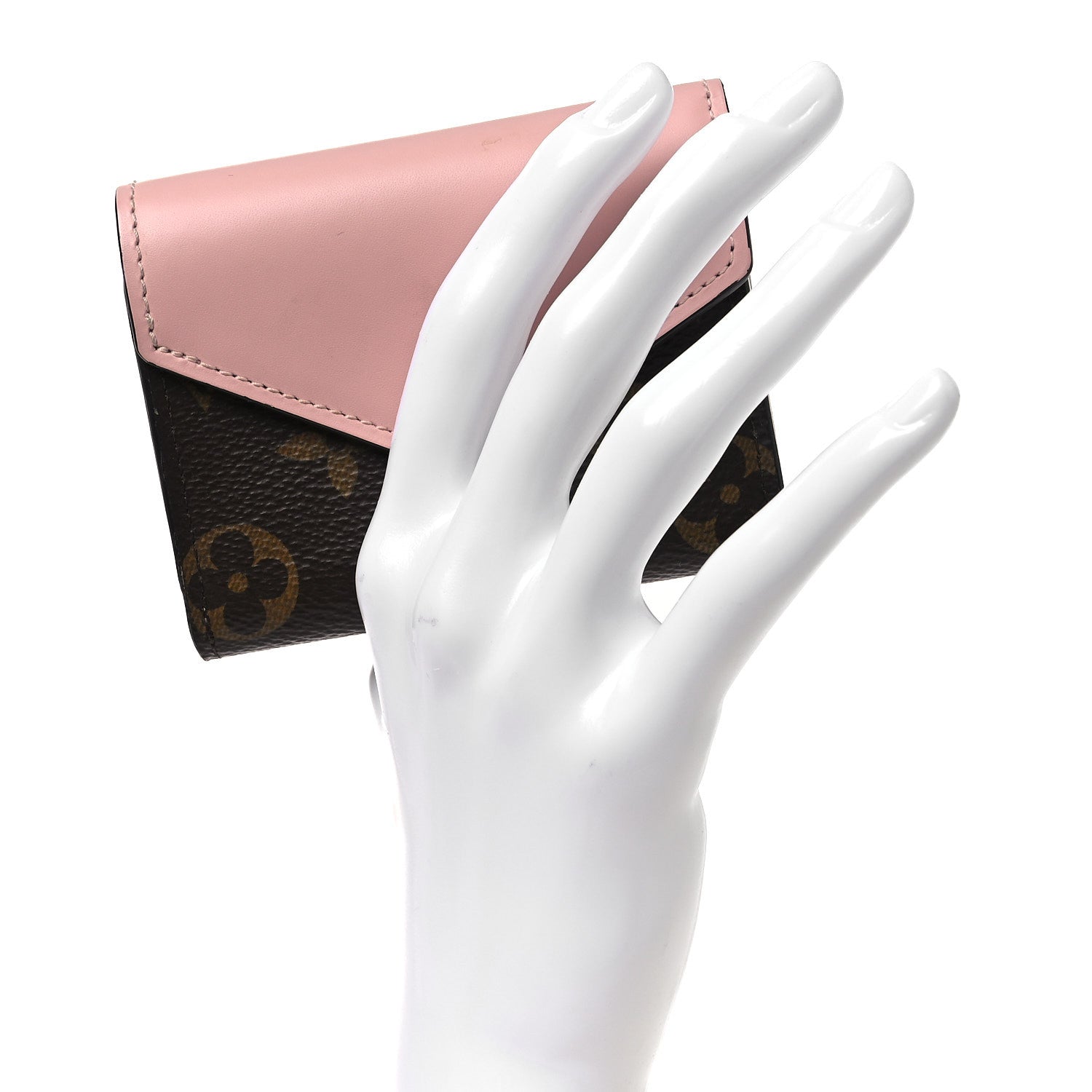 Louis Vuitton Monogram Zoe Wallet Rose Ballerine