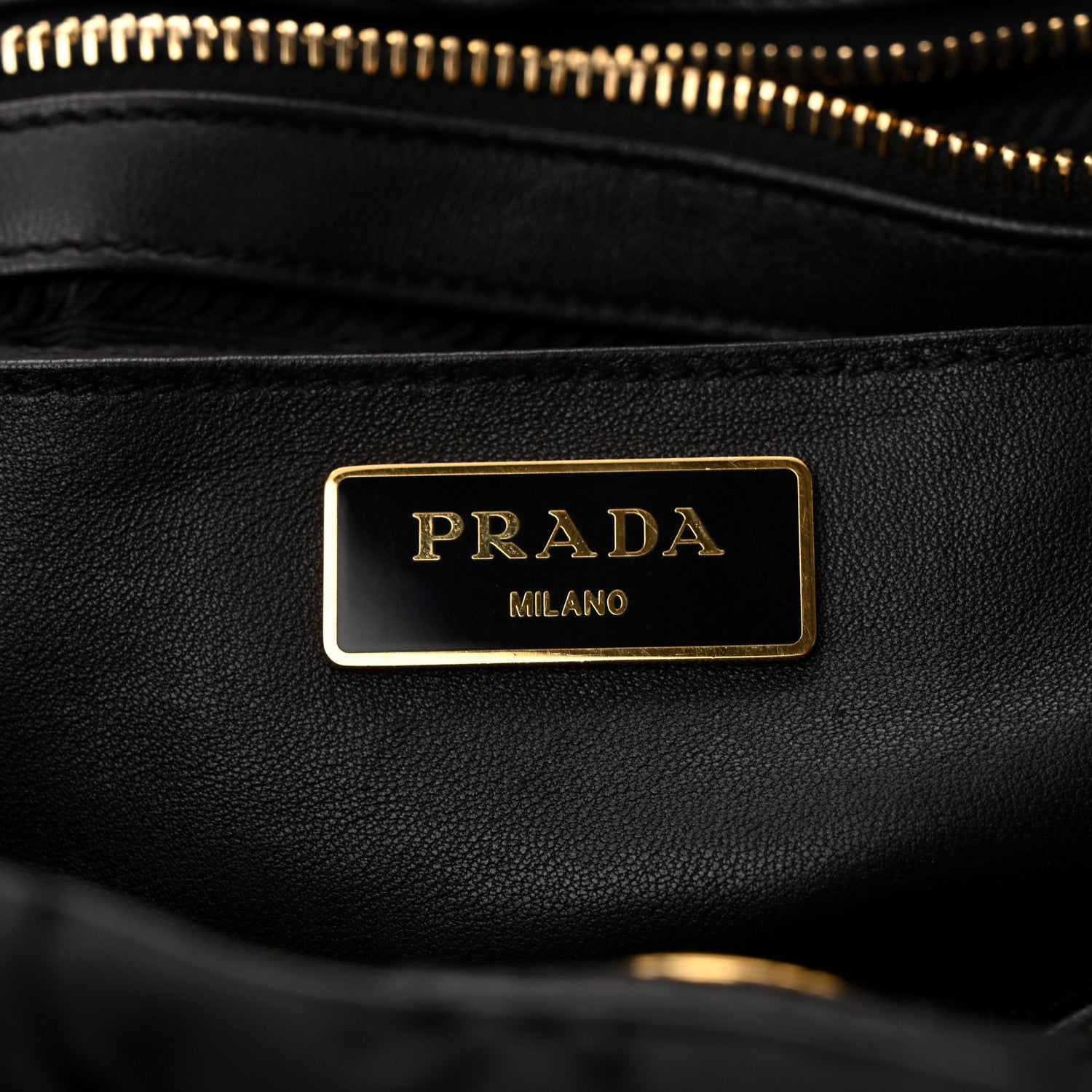 Prada Tessuto Nylon Gaufre Tote Black