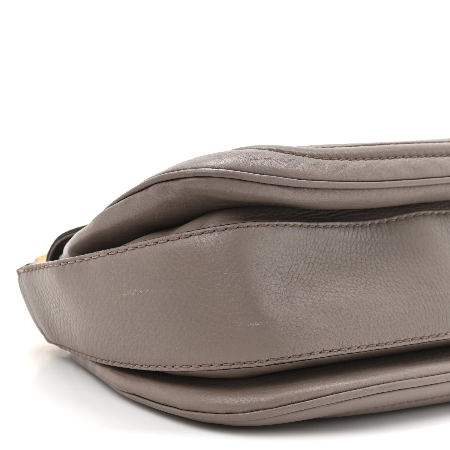 Gucci Calfskin Medium New Bamboo Top Handle Bag Mauve