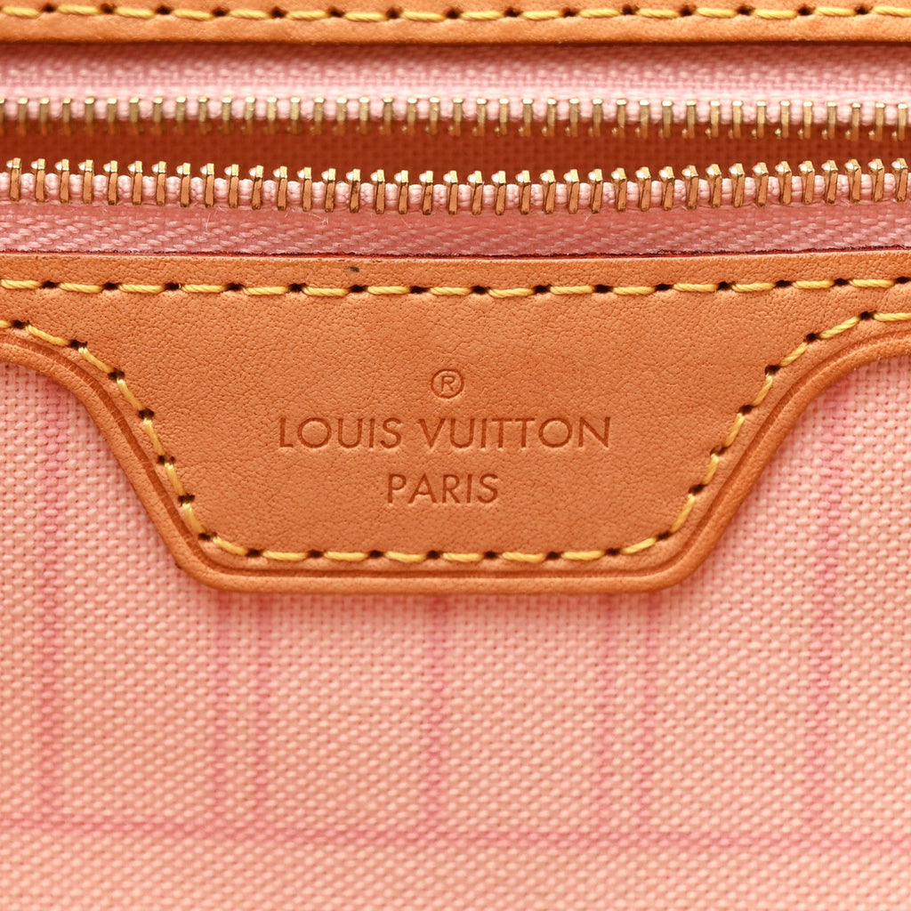 Louis Vuitton Damier Azur Neo Neverfull GM Rose Ballerine