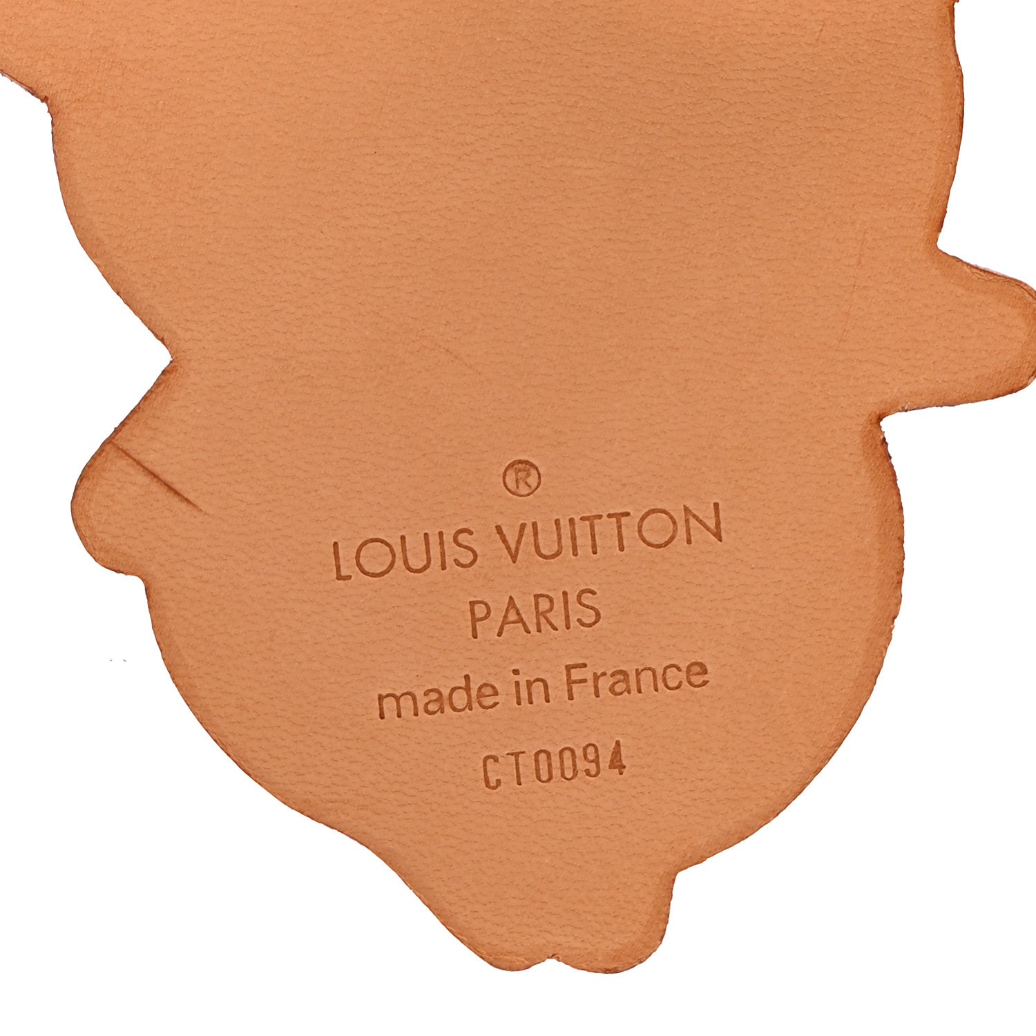 Louis Vuitton Vachetta Monogram Panda Key Ring Bag Charm