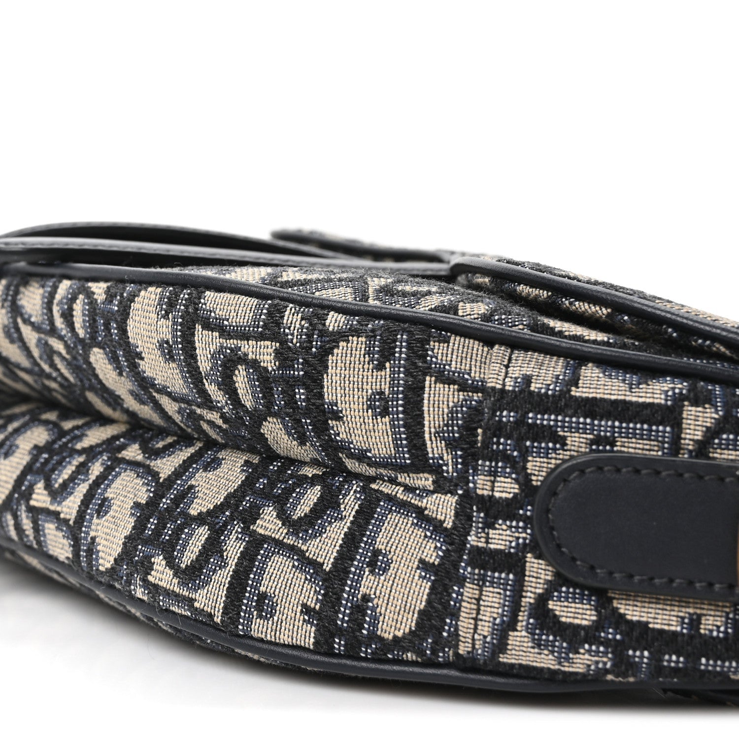 Christian Dior Oblique Saddle Bag Blue