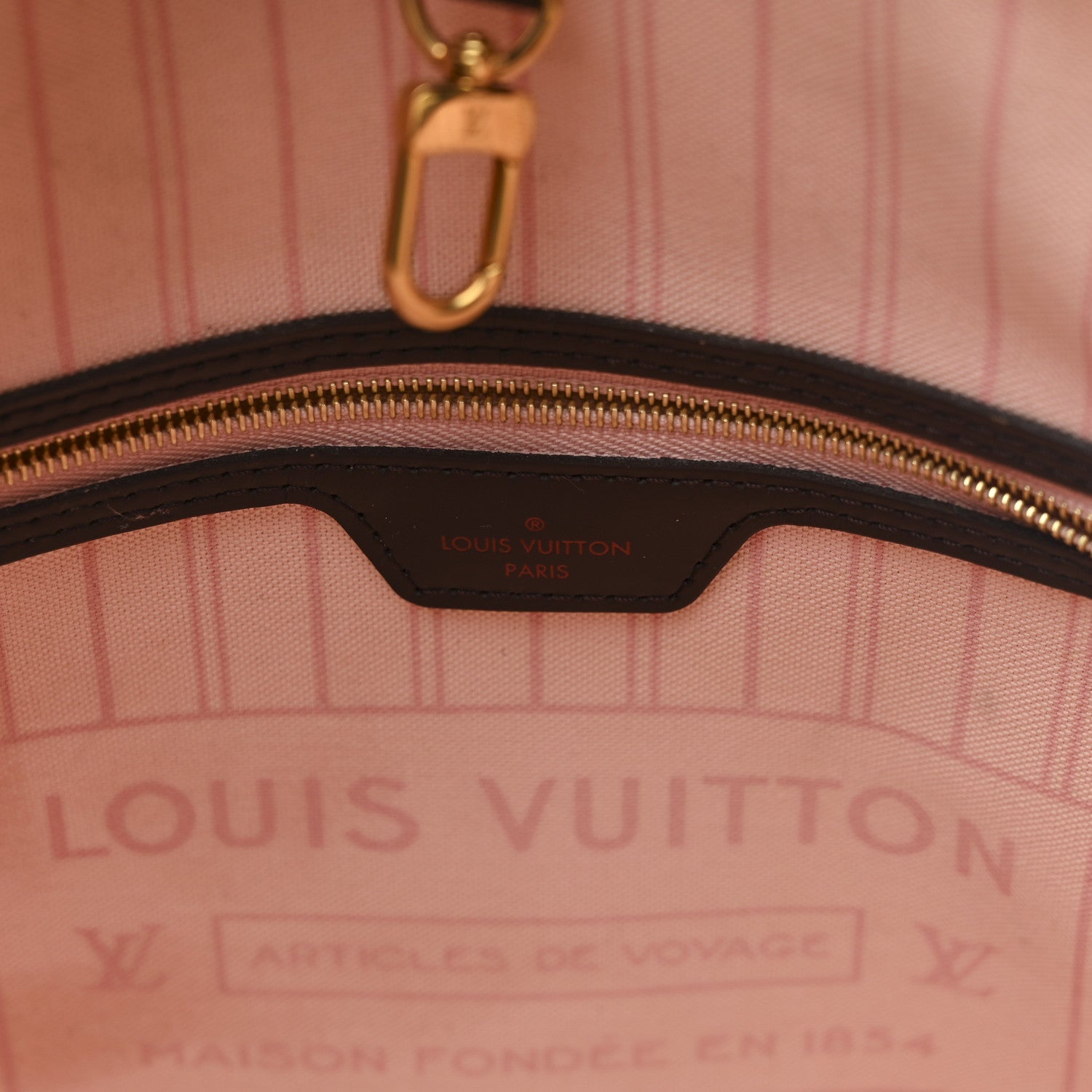 Louis Vuitton Damier Ebene Neo Neverfull MM Rose Ballerine