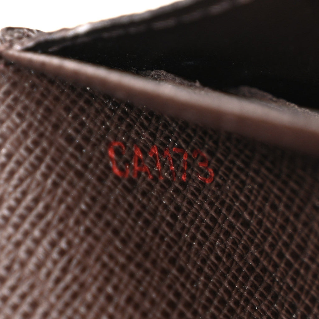 Louis Vuitton Damier Ebene Sarah Wallet