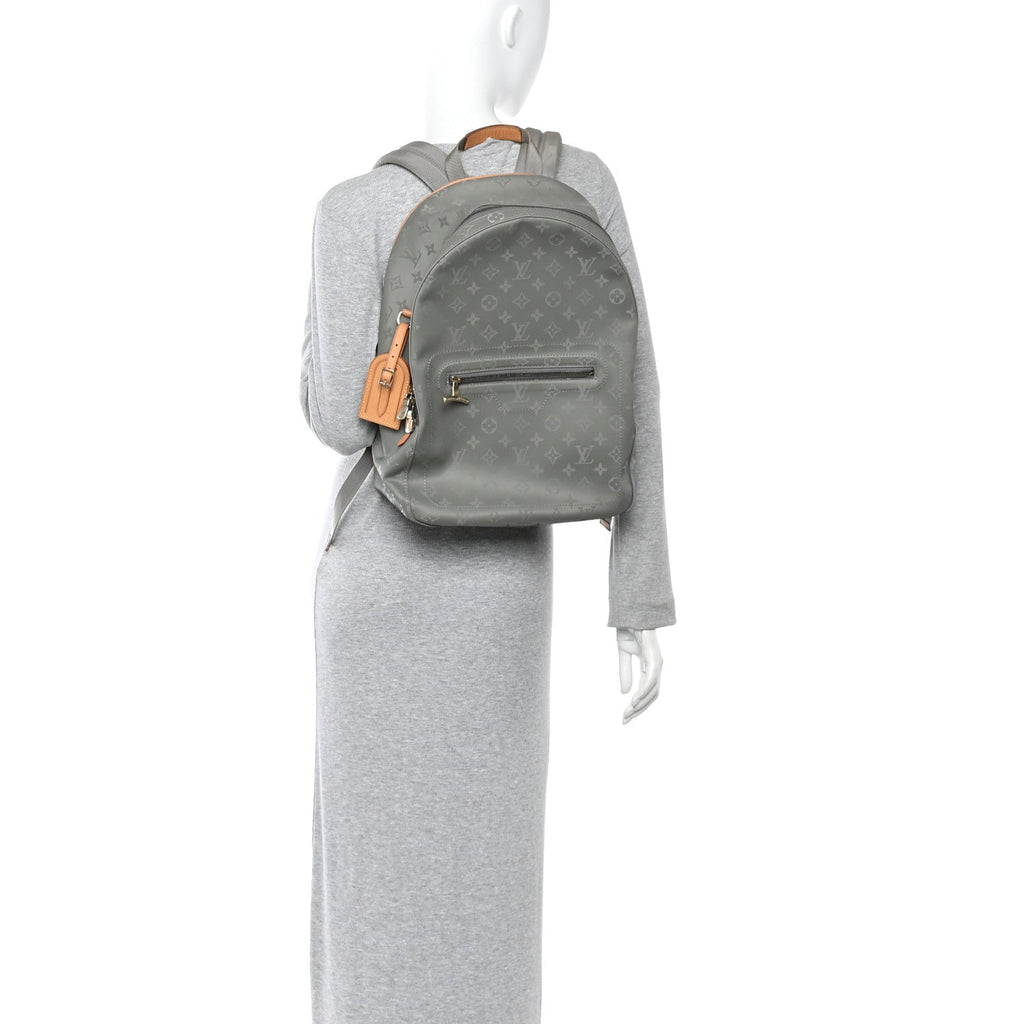 Louis Vuitton Monogram Titanium Backpack PM