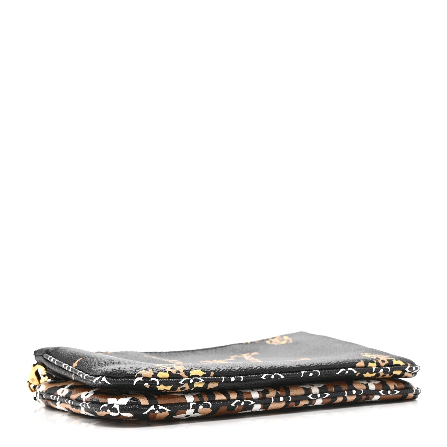 Louis Vuitton Monogram Giant Jungle Pochette Double Zip Black
