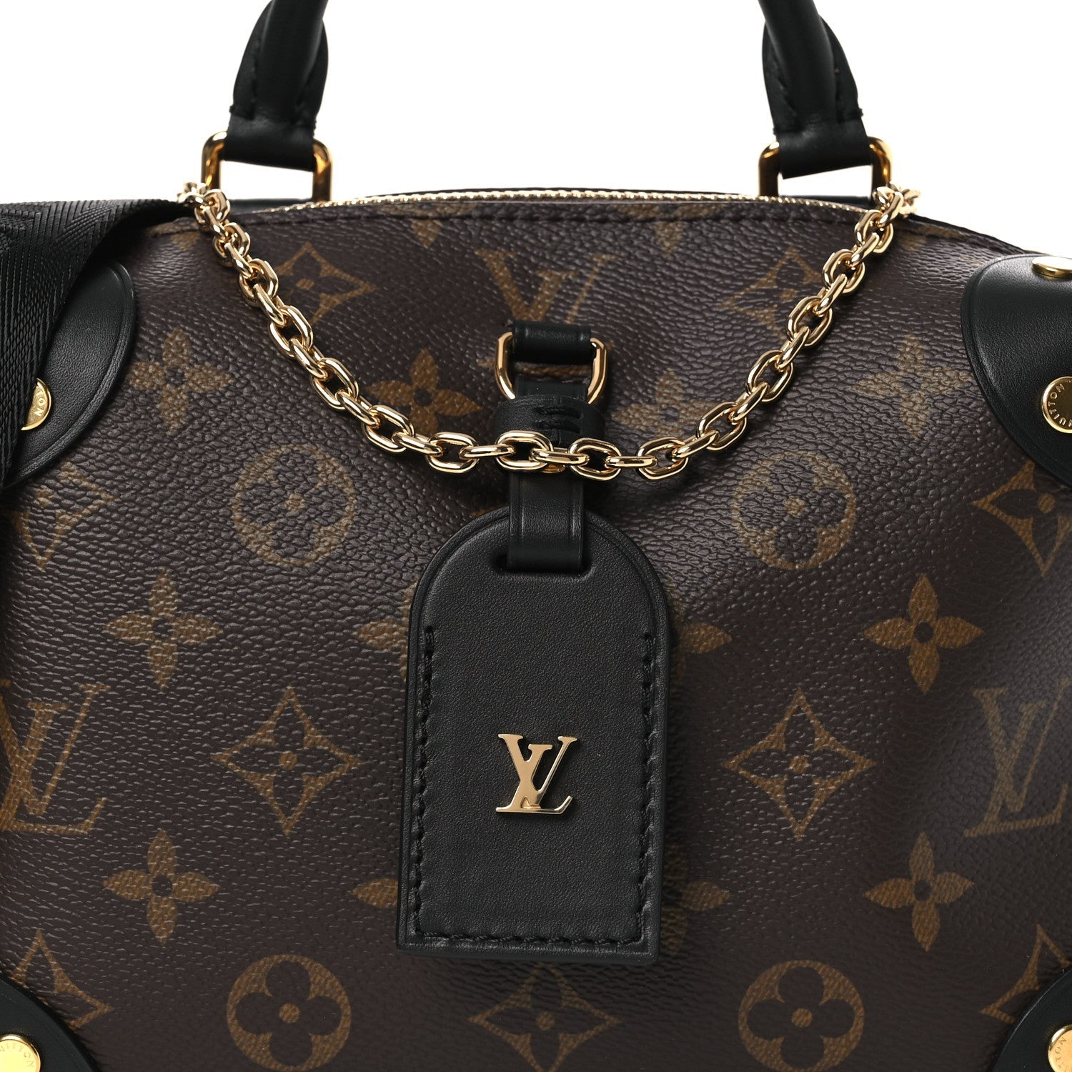 Louis Vuitton Monogram Petite Malle Souple Black