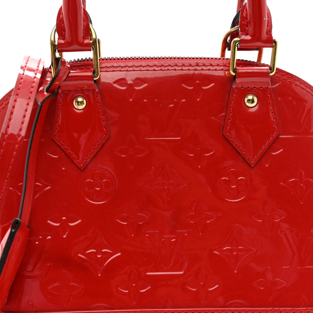 Louis Vuitton Vernis Alma BB Cherry