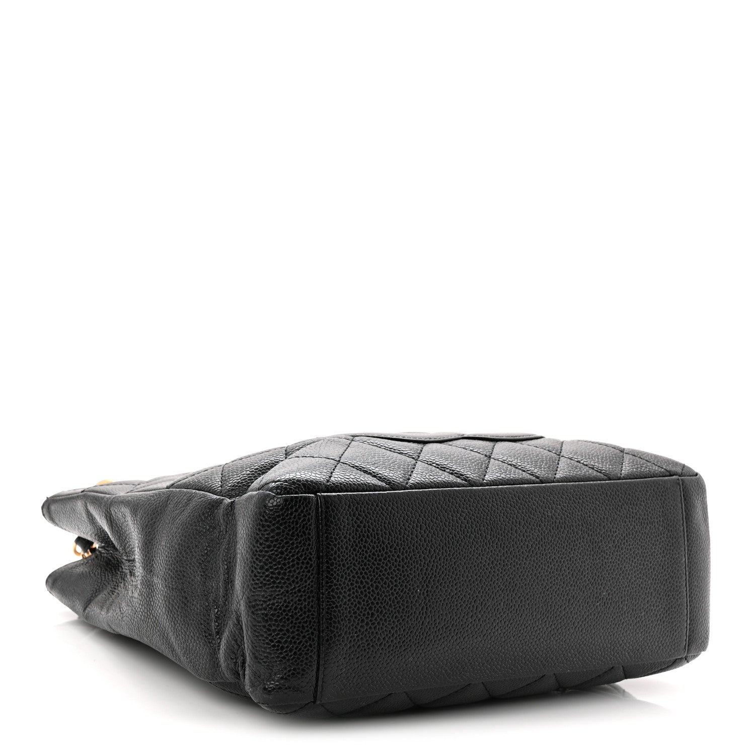 Chanel Caviar Quilted Petit Shopping Tote PST Black